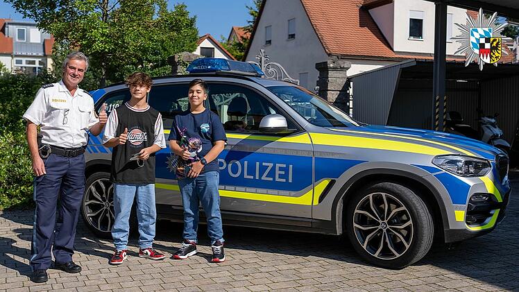 Polizei Gunzenhausen dankt jugendlichen Lebensrettern