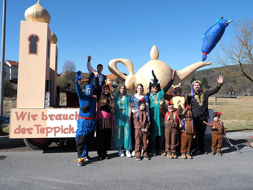 Buntes Faschingstreiben in Unterfranken!