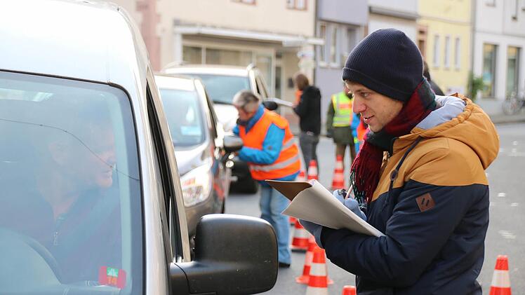 Eindrücke von der Verkehrsbefragung. Foto: Ralf Ruppert
