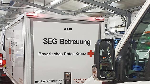 Die Schnelleinsatzgruppen r&uuml;ckten aus zur Hilfe in Augsburg.