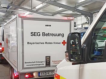 Die Schnelleinsatzgruppen r&uuml;ckten aus zur Hilfe in Augsburg.