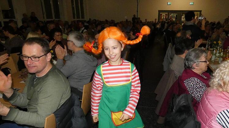 Auch Pippi Langstrumpf war beim Auftritt der Kinder dabei.Christian Licha
