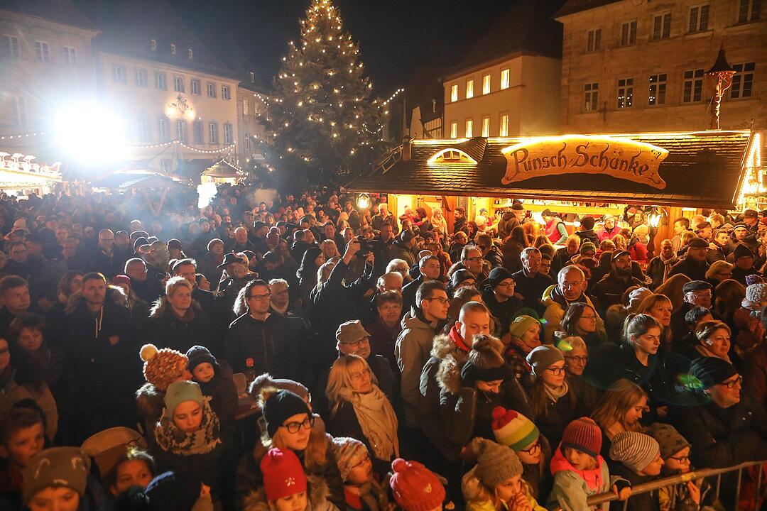 Der Forchheimer Weihnachtsmarkt ist eröffnet