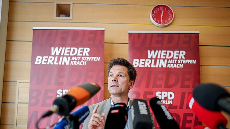 Pressekonferenz mit SPD-Spitzenkandidaten Steffen Krach