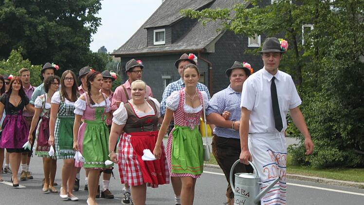 Kirchweih in Steinbach am Wald. Foto: Veronika Schadeck