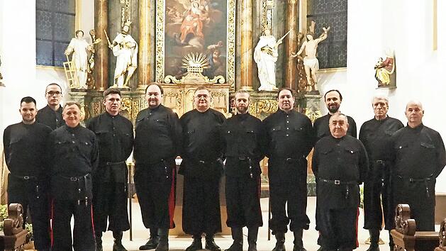 Die Sänger des „Don Kosaken Chor Serge Jaroff“ haben in Hirschaid begeistert.