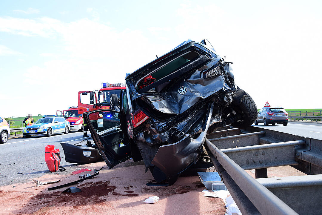 Unfall auf der A7