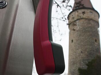 Von diesem Telefon am Falterturm aus wurde der folgenschwere Notruf abgesetzt. Foto: Diana Fuchs