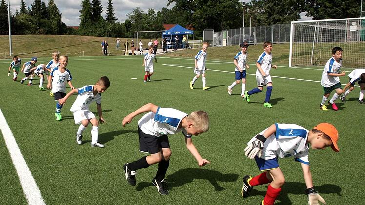 Die Kinder waren mit großem Eifer bei der Sache. Foto: Richard Sänger