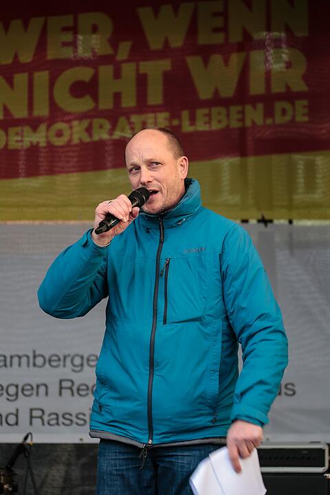 Fest der Demokratie, III. Weg und Anti-Nazi-Demonstrationen in Bamberg