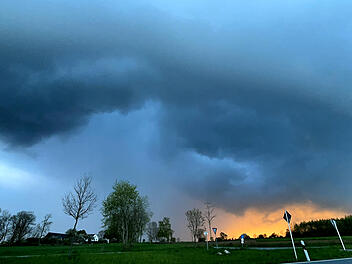 Wetterfront zieht über Oberfranken hinweg