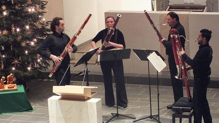Das Quartett musste teilweise auf Stücke zurückgreifen, die eigens für Fagotte bearbeitet waren. Manfred Welker