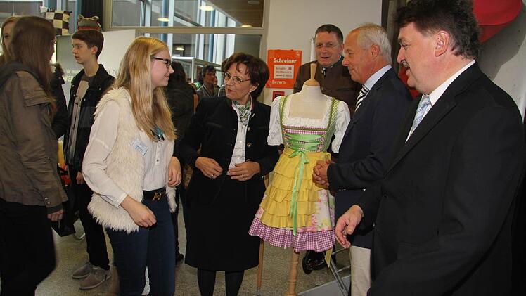 Messerundgang mit Landrat Klaus Peter Söllner, Michael Pfitzner und OB Henry Schramm