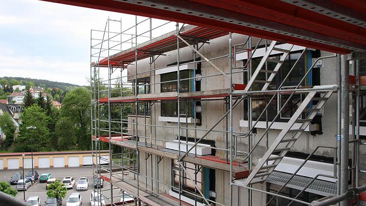 Eindrücke von der Baustelle Haus Waldenfels. Foto: Ralf Ruppert