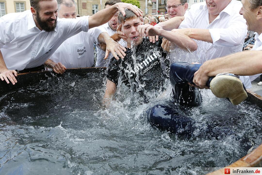 Gautschfeier 2015 der Mediengruppe Oberfranken in Bamberg