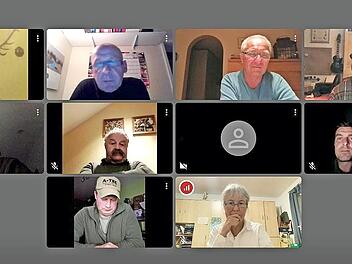 Die Vorstände des Jägervereins Bad Kissingen hielten ihre Versammlung per Internet ab.