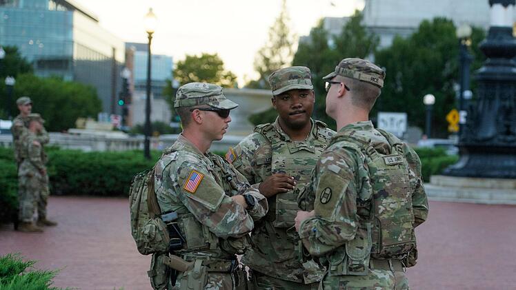 Sicherheitskräfte in Washington