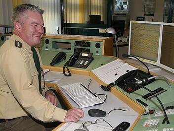 Michael Peltrie hat das neue Jahr am Arbeitsplatz begonnen.Fotos: Katrin Geyer/Sonja Adam