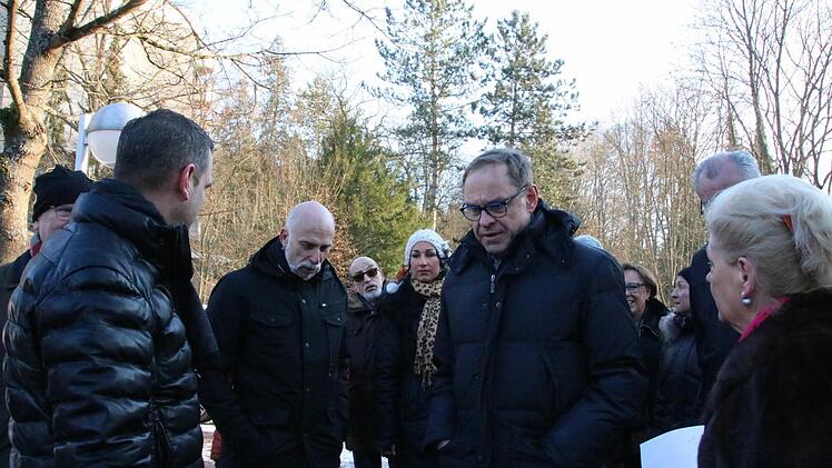 Eindrücke vom Ortstermin des Stadtrates. Foto: Ralf Ruppert