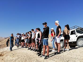 Die Bad Kissinger Reisegruppe 2019 unternahm auch eine W&uuml;stentour. Foto: Edwin Metzler