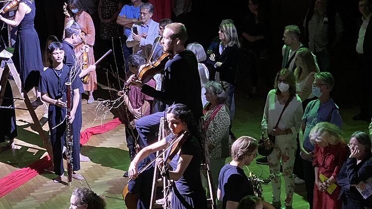 Das Stegreif-Orchester beim Kissinger Sommer Foto: Gerhild Ahnert