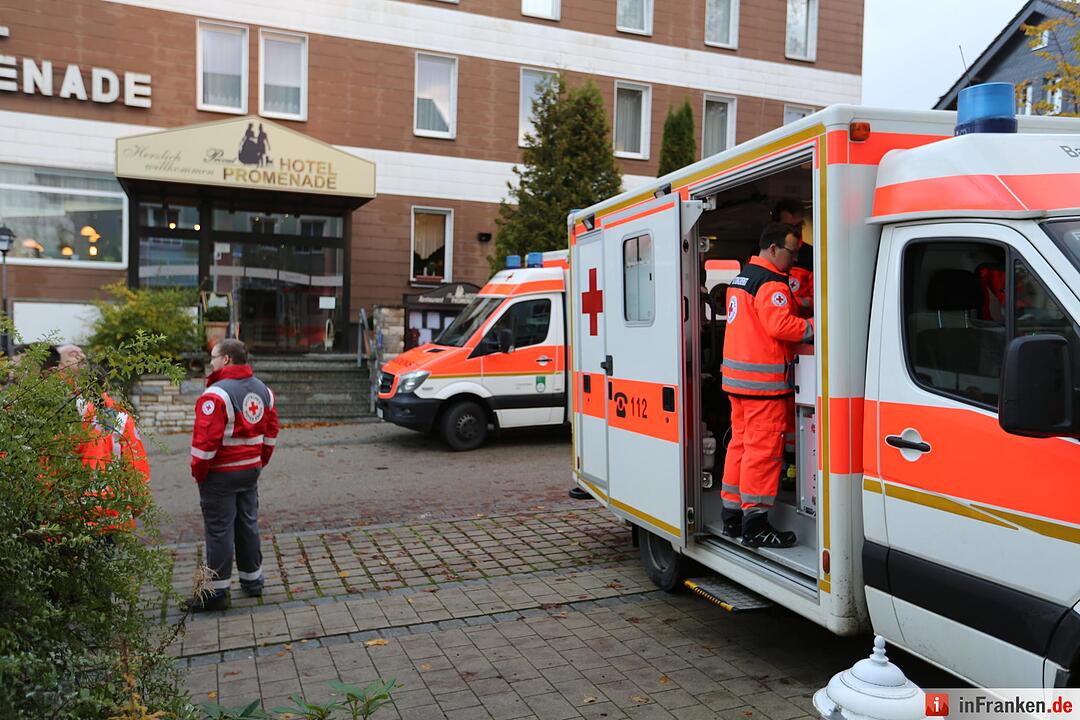 BRK-Einsatz in Hotel in Bad Steben