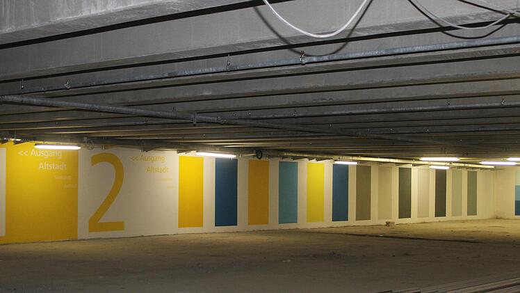 Experten haben bereits Farbkonzepte für die Tiefgarage ausgearbeitet. Foto: Sonny Adam