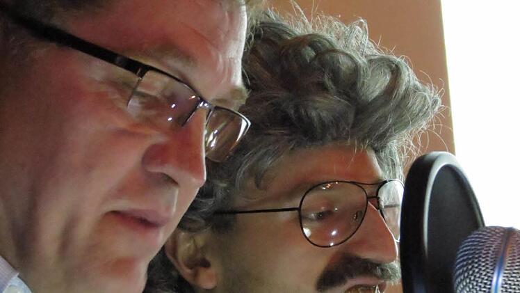 Horst Schlämmer und Heribert Schießer, Leiter des Festausschusses  Foto: Doris Bauer