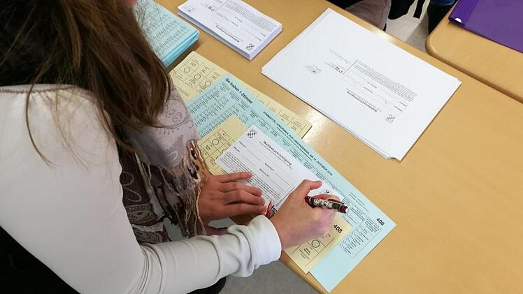 Bei der Juniorwahl 2018 d&uuml;rfen Wahlberechtigung und Stimmzettel nat&uuml;rlich nicht fehlen. Foto: Thomas Pittroff