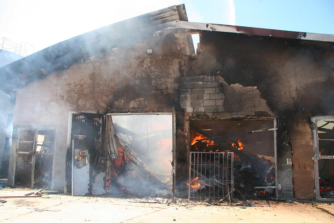 Feuer auf Aussiedlerhof
