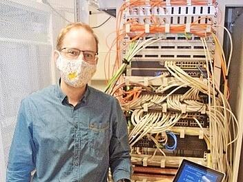 Tobias Sesselmann ist Systembetreuer am Gymnasium.