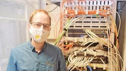 Tobias Sesselmann ist Systembetreuer am Gymnasium.