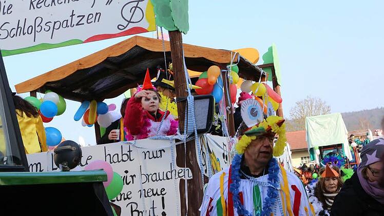 Närrisches Treiben in ReckendorfFoto: Barbara Herbst