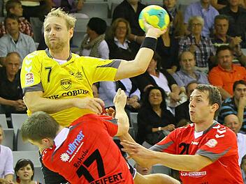 So wollen ihn die vielen HSC-Fans endlich wieder sehen: Johan Andersson steht nach einer langwierigen Schulterverletzung vor seime Comeback. Foto: CT-Archiv