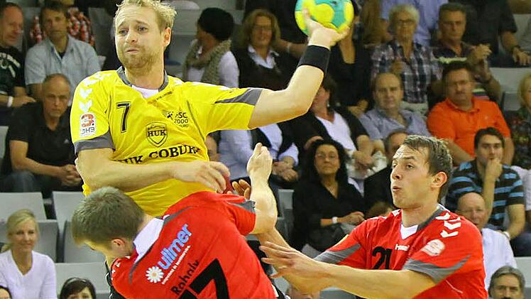 So wollen ihn die vielen HSC-Fans endlich wieder sehen: Johan Andersson steht nach einer langwierigen Schulterverletzung vor seime Comeback. Foto: CT-Archiv