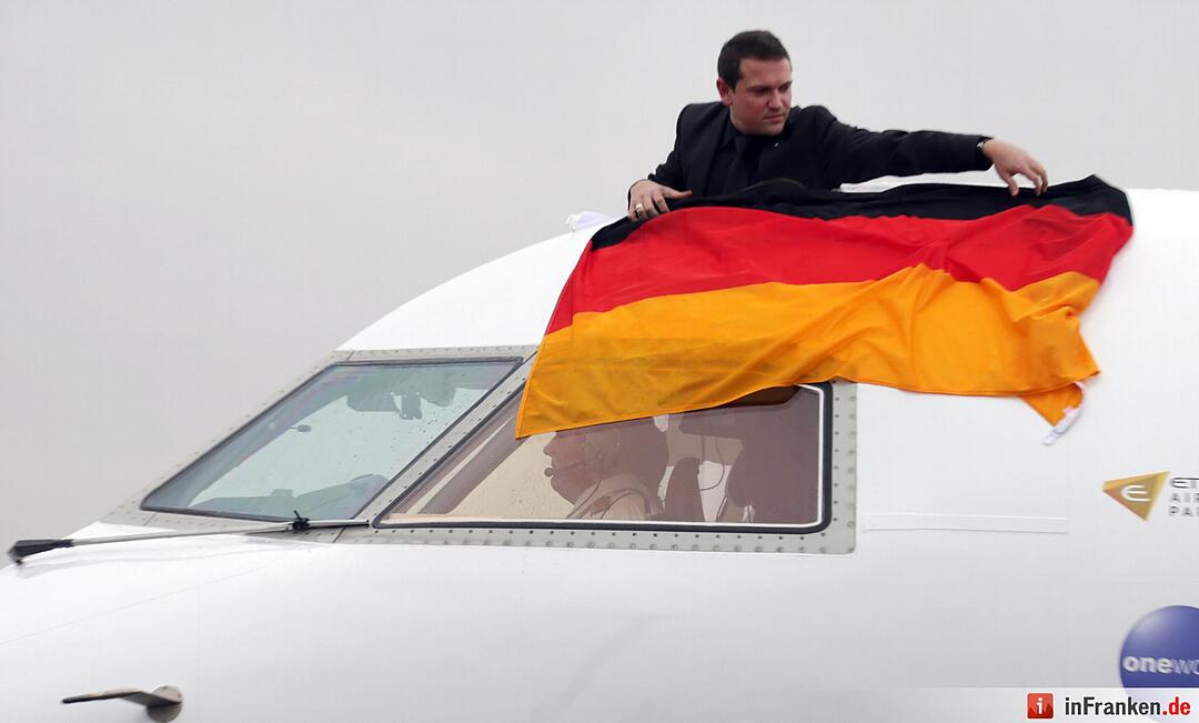 Handball-Nationalmannschaft - Ankunft Tegel