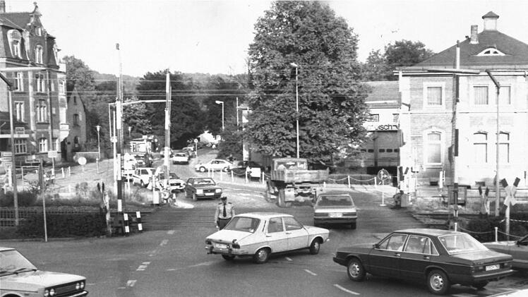 Blick auf die Coburger Schlachthofkreuzung im Jahr 1983Foto: CT-Archiv/Klaus Wöhner