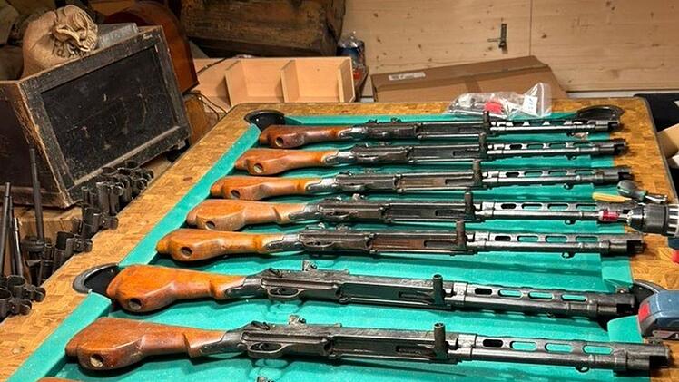 Waffen ohne Ende in Remscheider Versteck