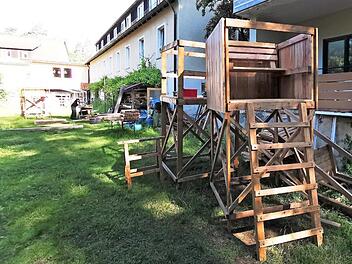 Arbeiten im Freien ermöglichten Klienten im Zuverdienst des ZIP einen geregelten Tagesablauf trotz Pandemie-Beschränkungen.  Fotos: Team des SPV