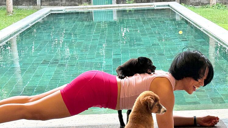 Wellness-Trend Puppy Yoga