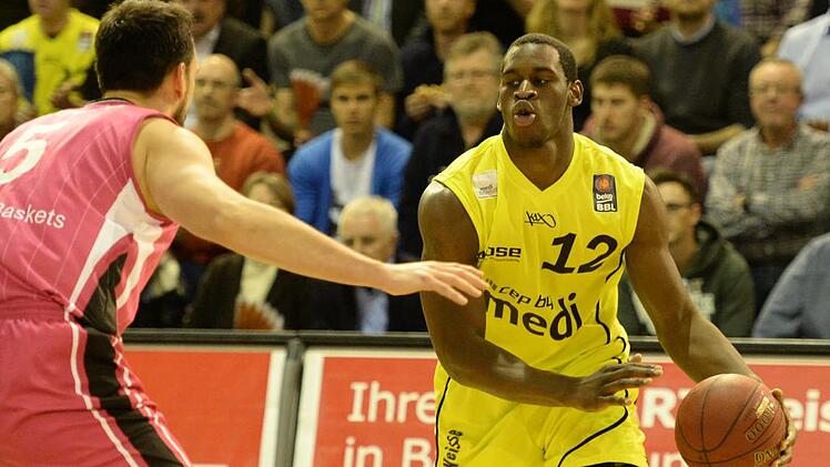 Jevon McCrea begann seine Profikarriere in der Saison 2014/15 bei Medi Bayreuth. Nun kehrt er als Ersatz für den verletzten Center Assem Marei zurück in die Wagnerstadt. Foto: Peter Mularczyk