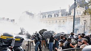 Schulproteste in Frankreich