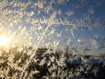 Eiskristalle in Helsinki
