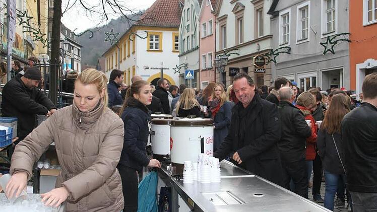 Impressionen vom weihnachtlichen Frühschoppen in Kulmbach 2015. Foto: Sonny Adam