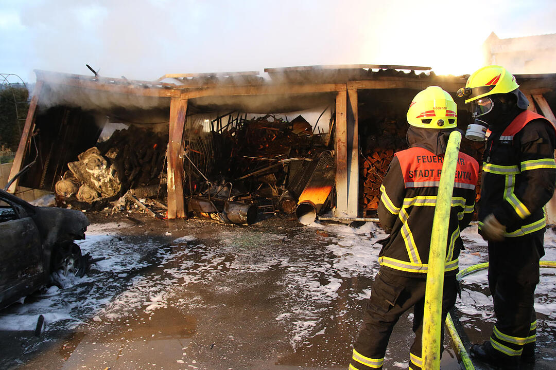 Garagenbrand in Rödental II
