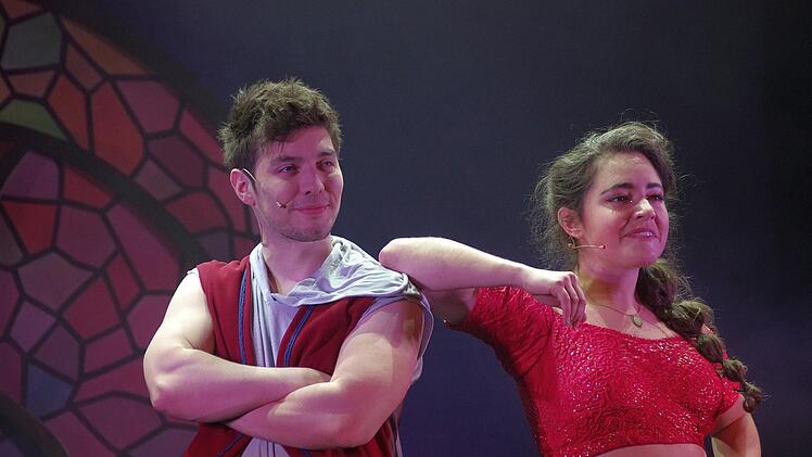 Das Musical "Aladin und die Wunderlampe" begeisterte das Publikum im Kurtheater.