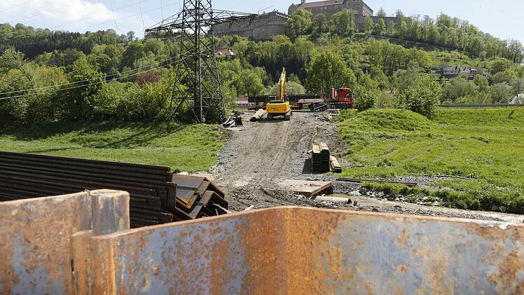 Ein Blick auf die Baustelle.
