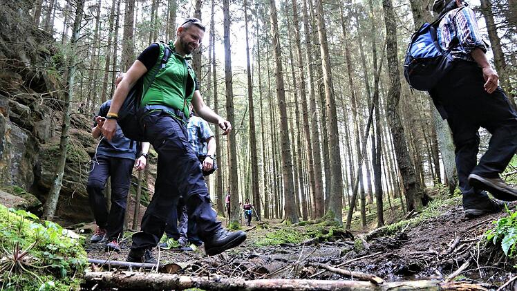 5. Frankenwald-Wandermarathon in Kulmbach Foto: Ferdinand Merzbach