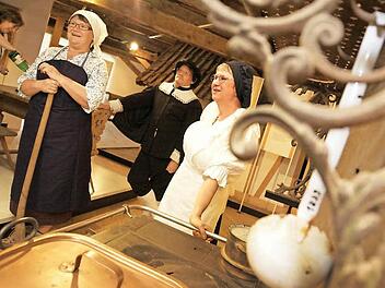 "Hammelburger Originale" bevölkern die Herrenmühle Fotos:Arkadius Guzy