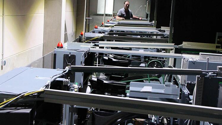 Die Technik hinter den Bahnen. Foto: Ralf Ruppert